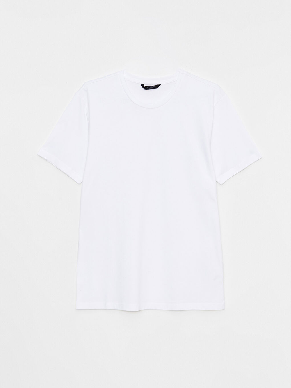 Siyah Bisiklet Yaka Kısa Kollu Basic Penye Erkek Tişört 2'li-11