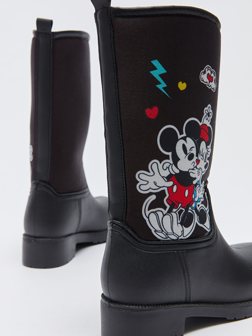 LCW STEPS Siyah Minnie Mouse Baskılı Kız Çocuk Yağmur Çizmesi - 3