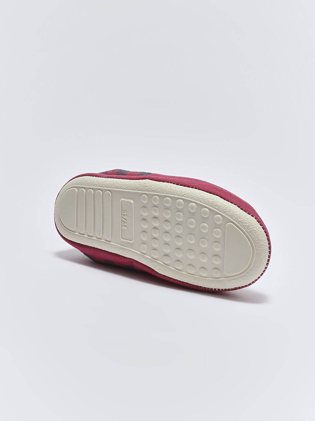 Bordo Minnie Mouse Lisanslı Kız Çocuk Ev Terliği-4