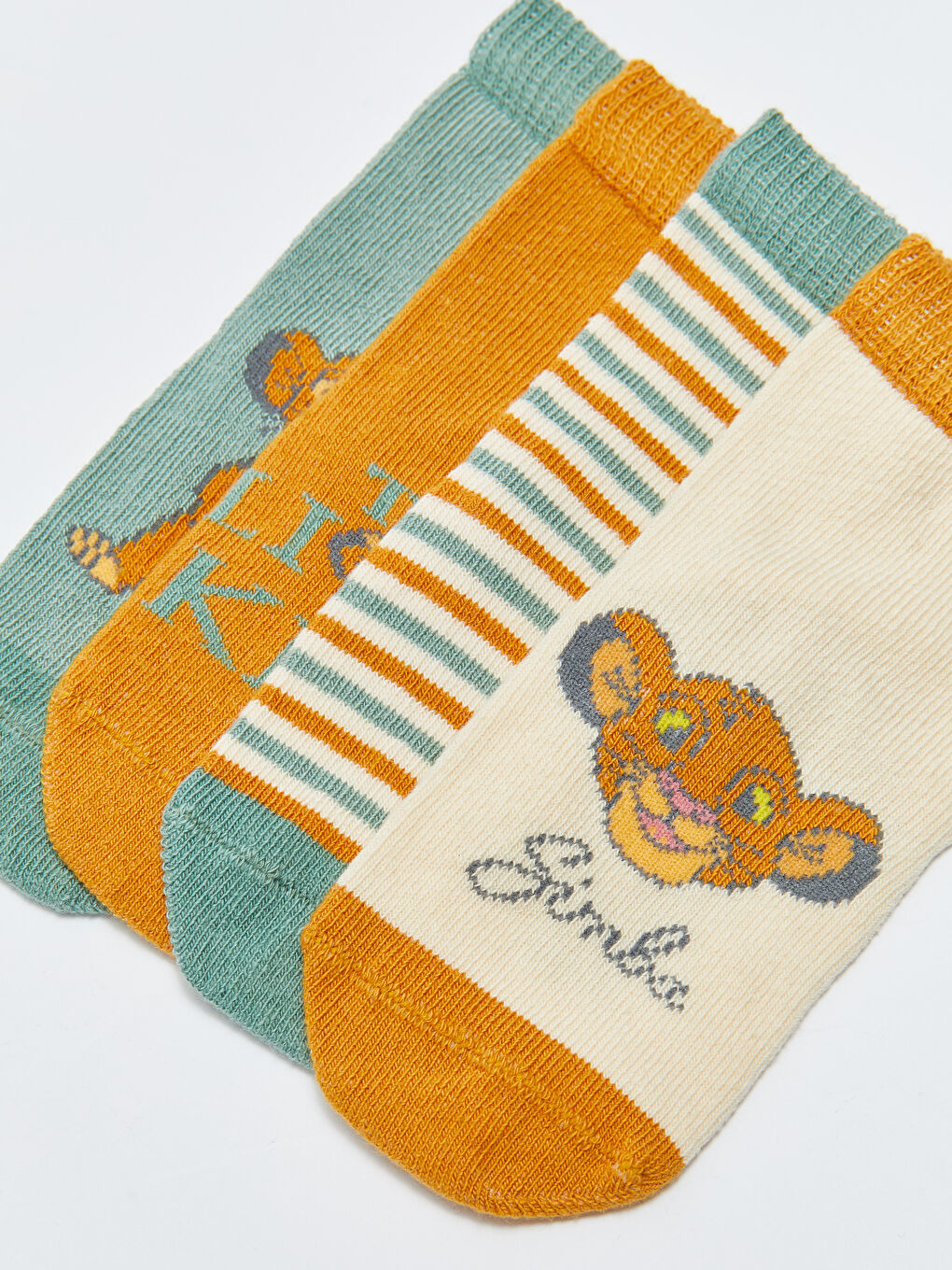 LCW baby Der König der Löwen Bedruckte Baby Jungen Socken 4er-Pack -W2EL47Z1-FDL