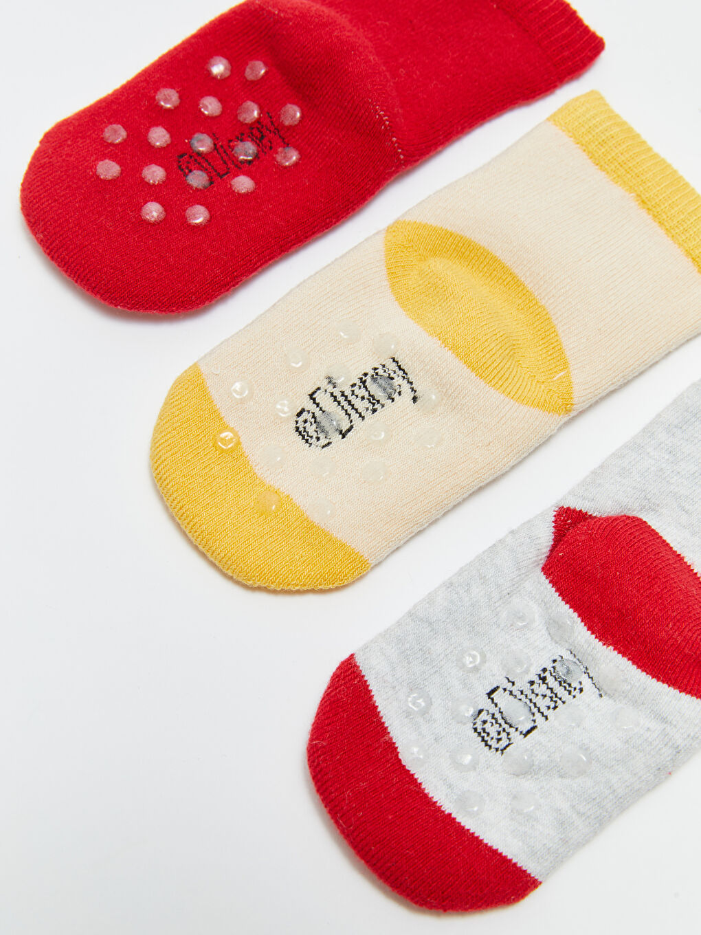 LCW baby Mickey Mouse Printed Baby Boys' Ankle Socks 3-Pack -W2EL48Z1-SNJ