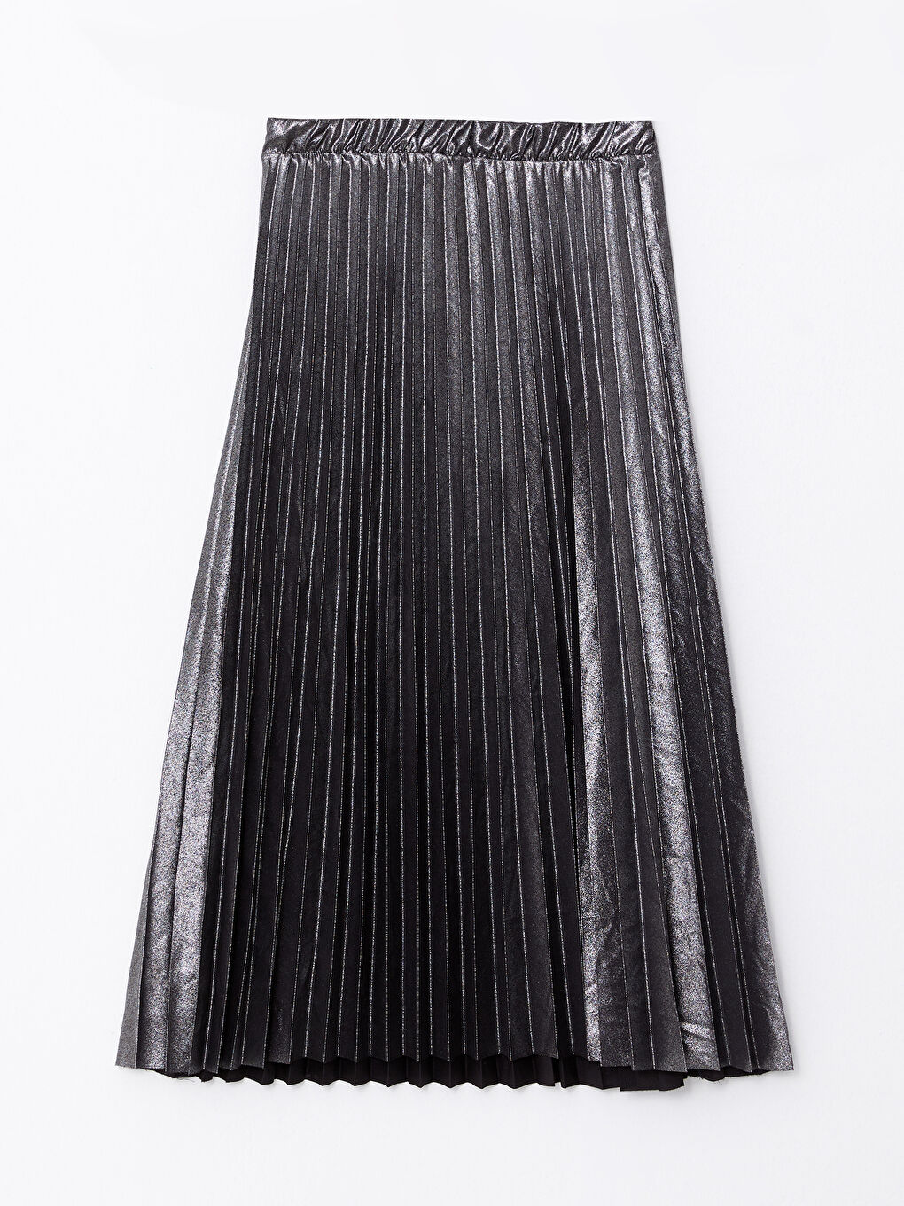 Пола за Жени с Еластична Талия, Плисирана и Изчистена-6