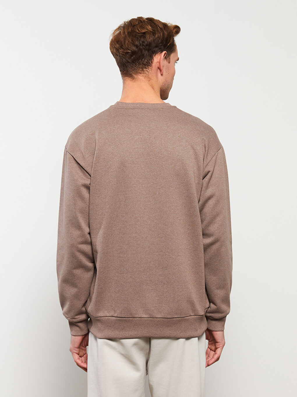 Crew Neck Long Sleeve Printed Men's Sweatshirt-6