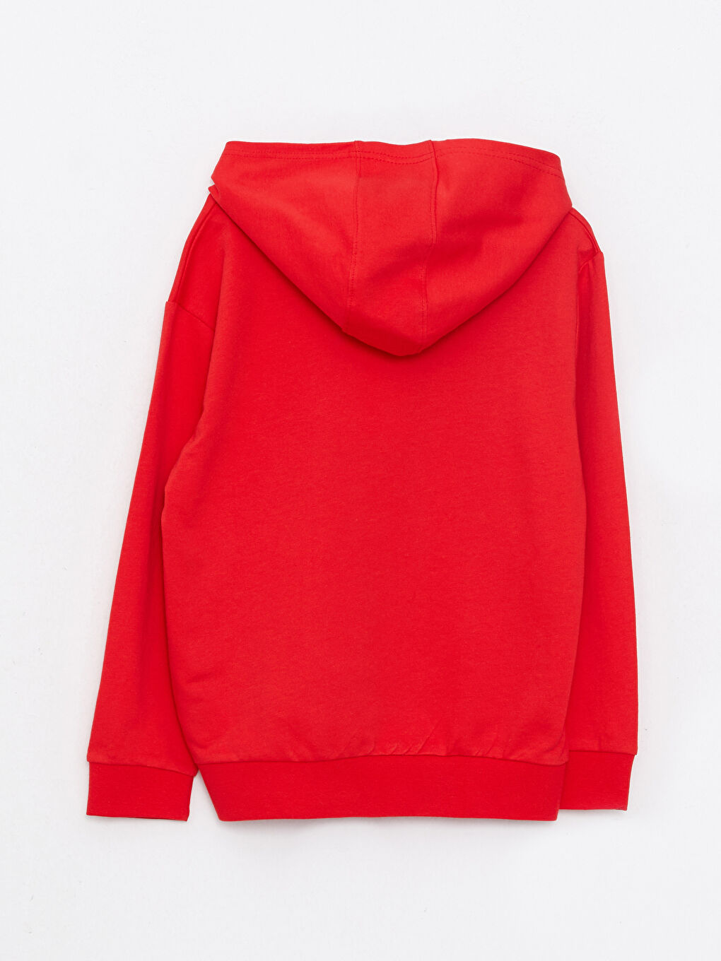 LCW Kids Hooded Printed Long Sleeve Boys' Sweatshirt -W2EL82Z4-GYE