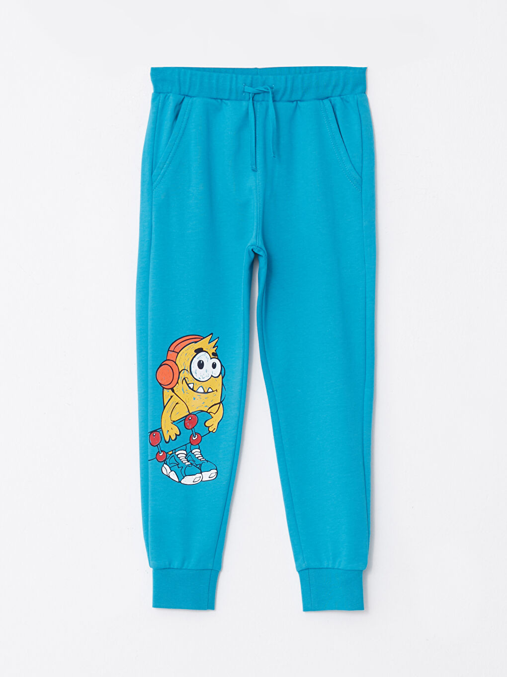 Elastic Waist Printed Boys' Jogger Sweatpants