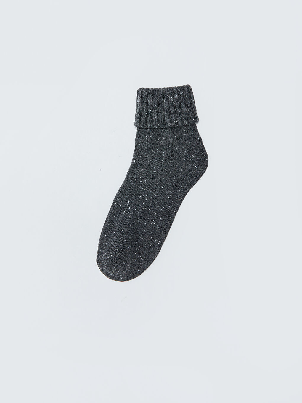 Antrasit Desenli Kadın Soket Çorap-1