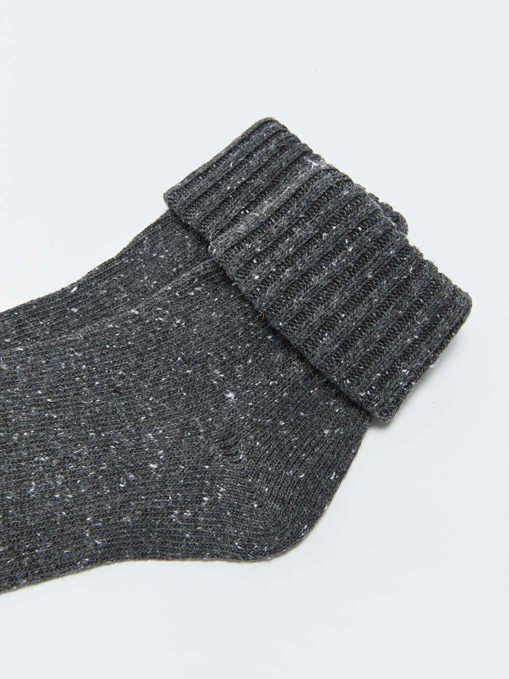 Antrasit Desenli Kadın Soket Çorap-2