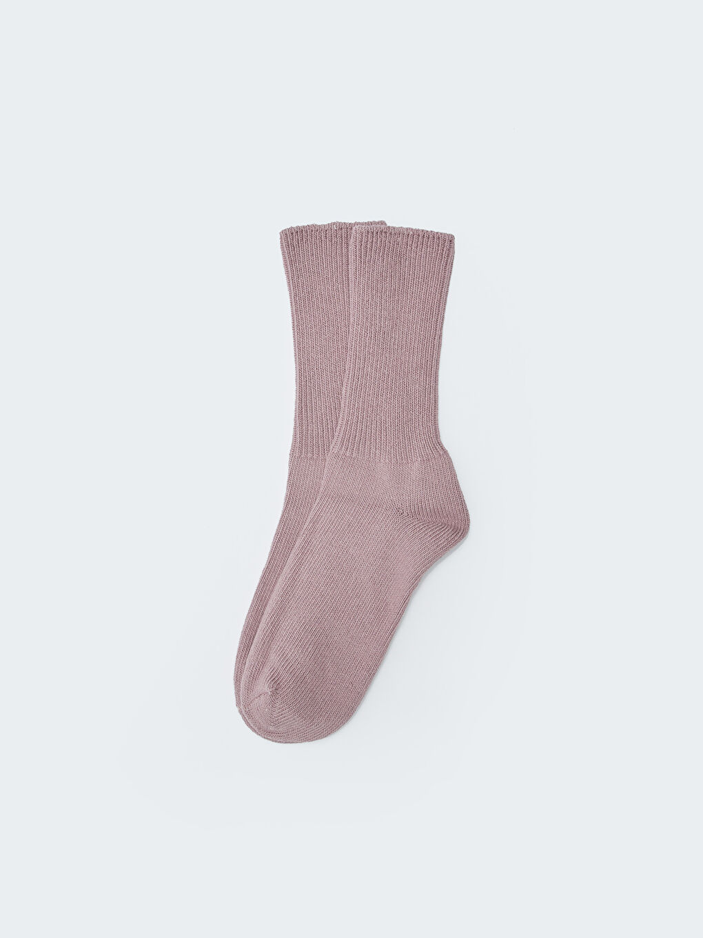 Lila Kadın Düz Soket Çorap