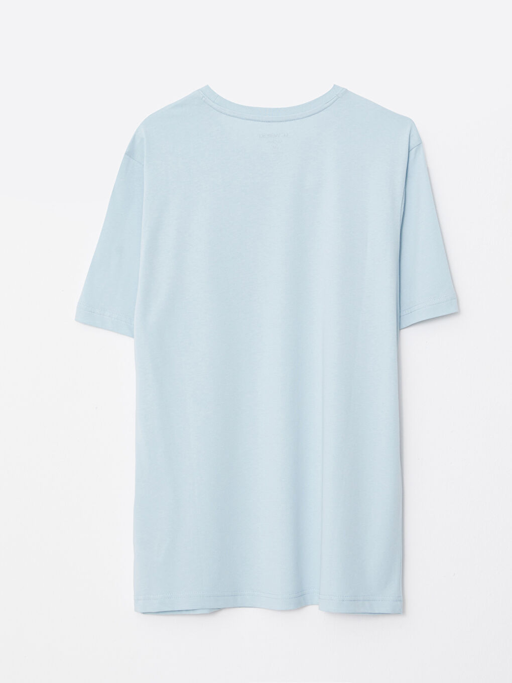 تيشيرت رجالي ياقة دائرية كم قصير مطبوع قطن ممشط-6