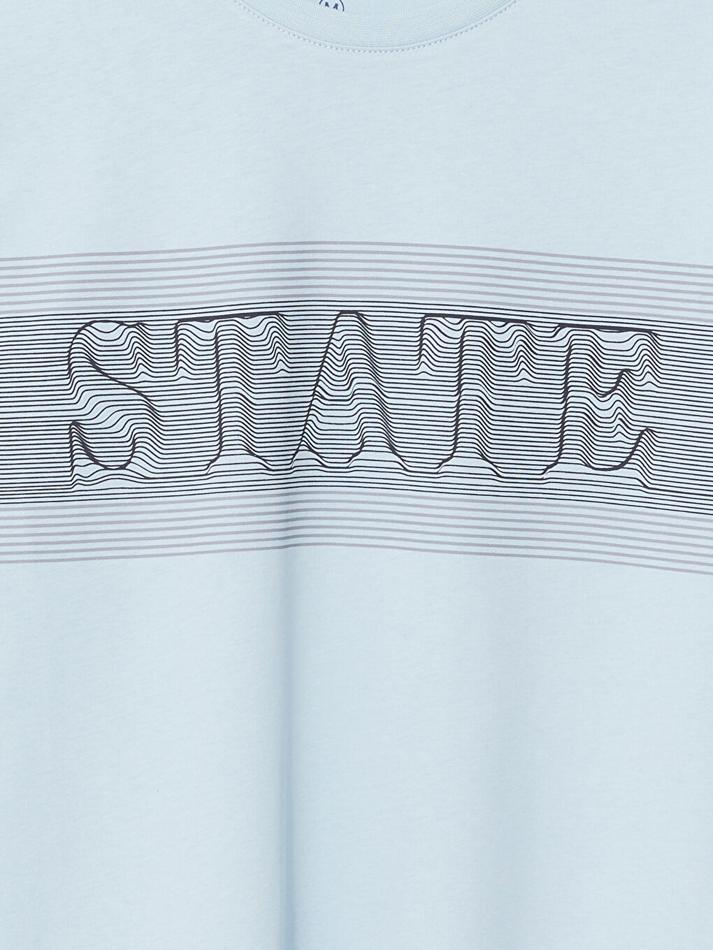 تيشيرت رجالي ياقة دائرية كم قصير مطبوع قطن ممشط-7