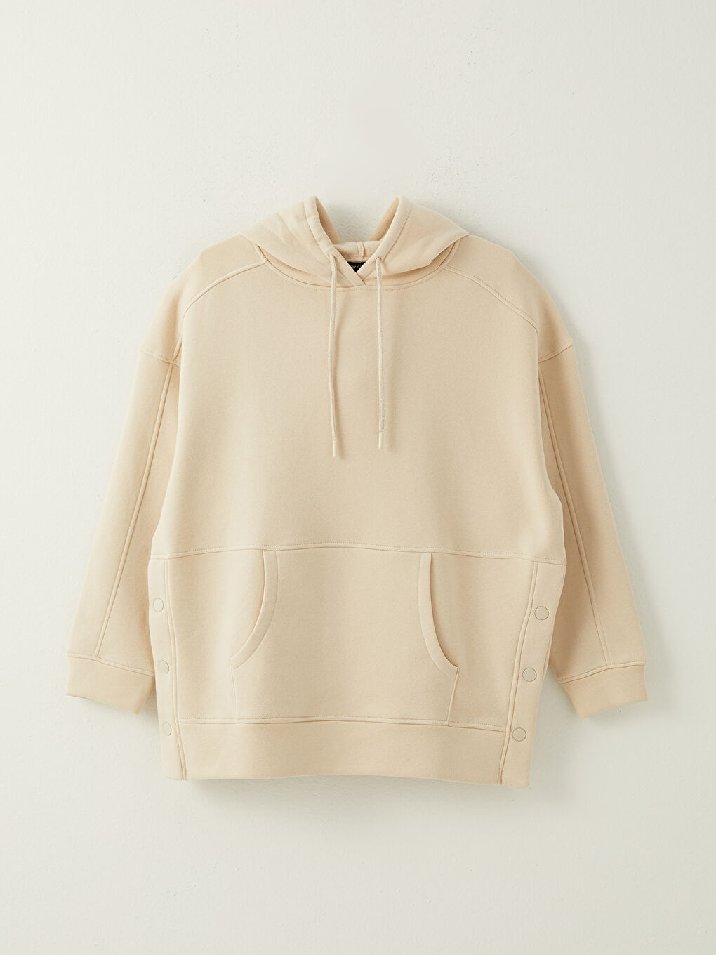 Hooded Plain Women's Thick Sweatshirt-6