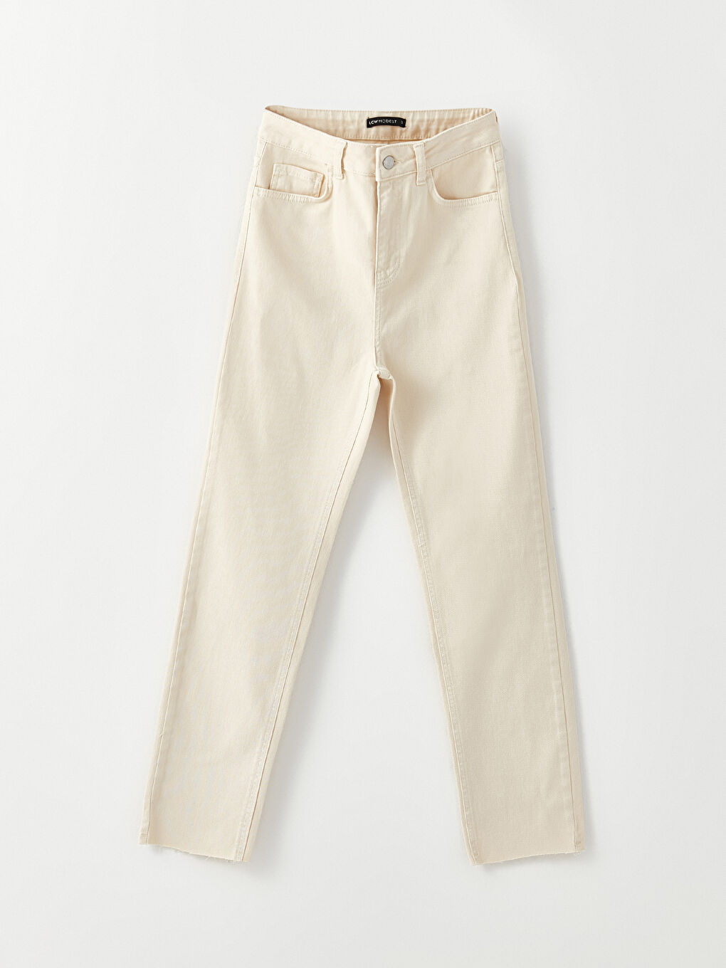 Women's Slim Fit Plain Trousers-5