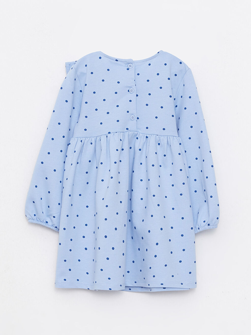 LCW baby Rundhalsausschnitt Langarm Bedrucktes Kleid für Baby Mädchen -W2EN38Z1-LQQ