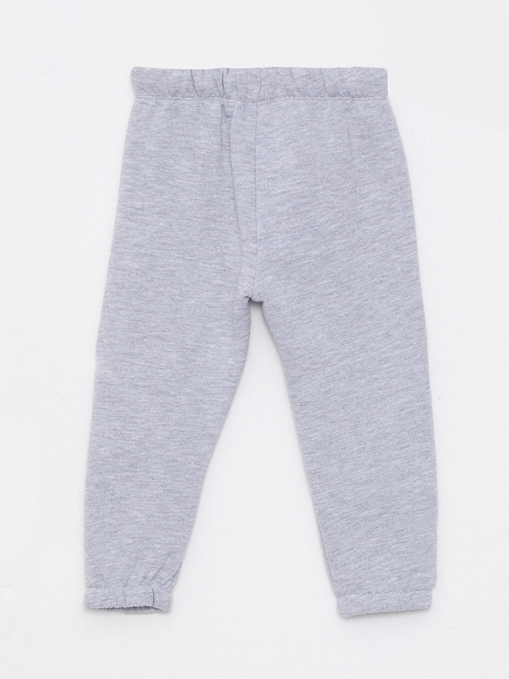 Gri Beli Lastikli Basic Erkek Bebek Eşofman Alt-1