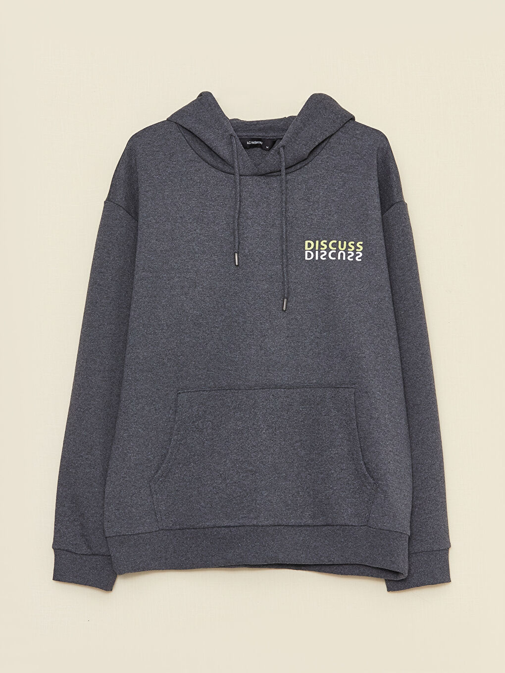 LCW ECO Long Sleeve Printed Men's Hoodie -W2EO26Z8-S6E
