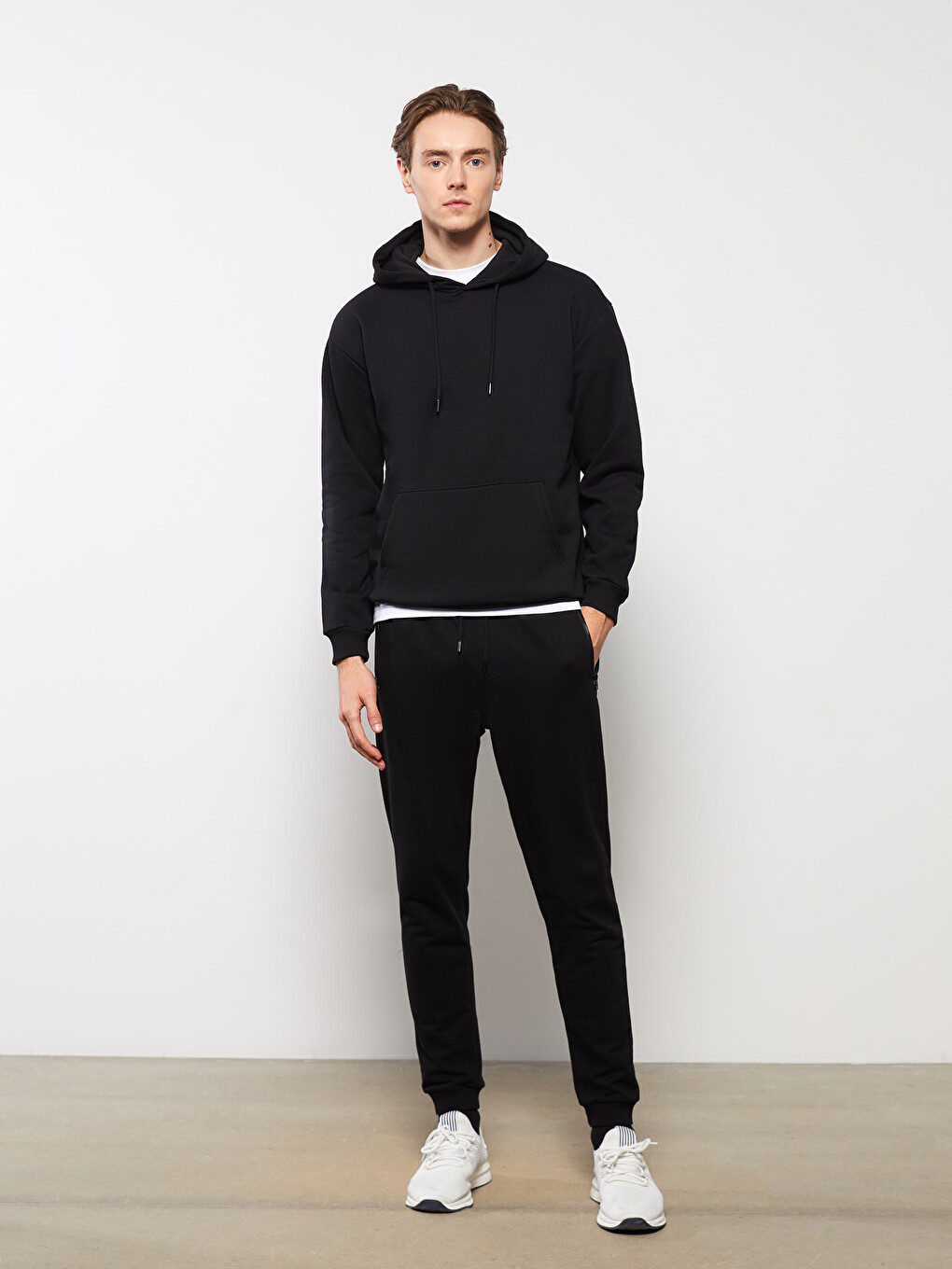 Uzun Kollu Erkek Hoodie-2