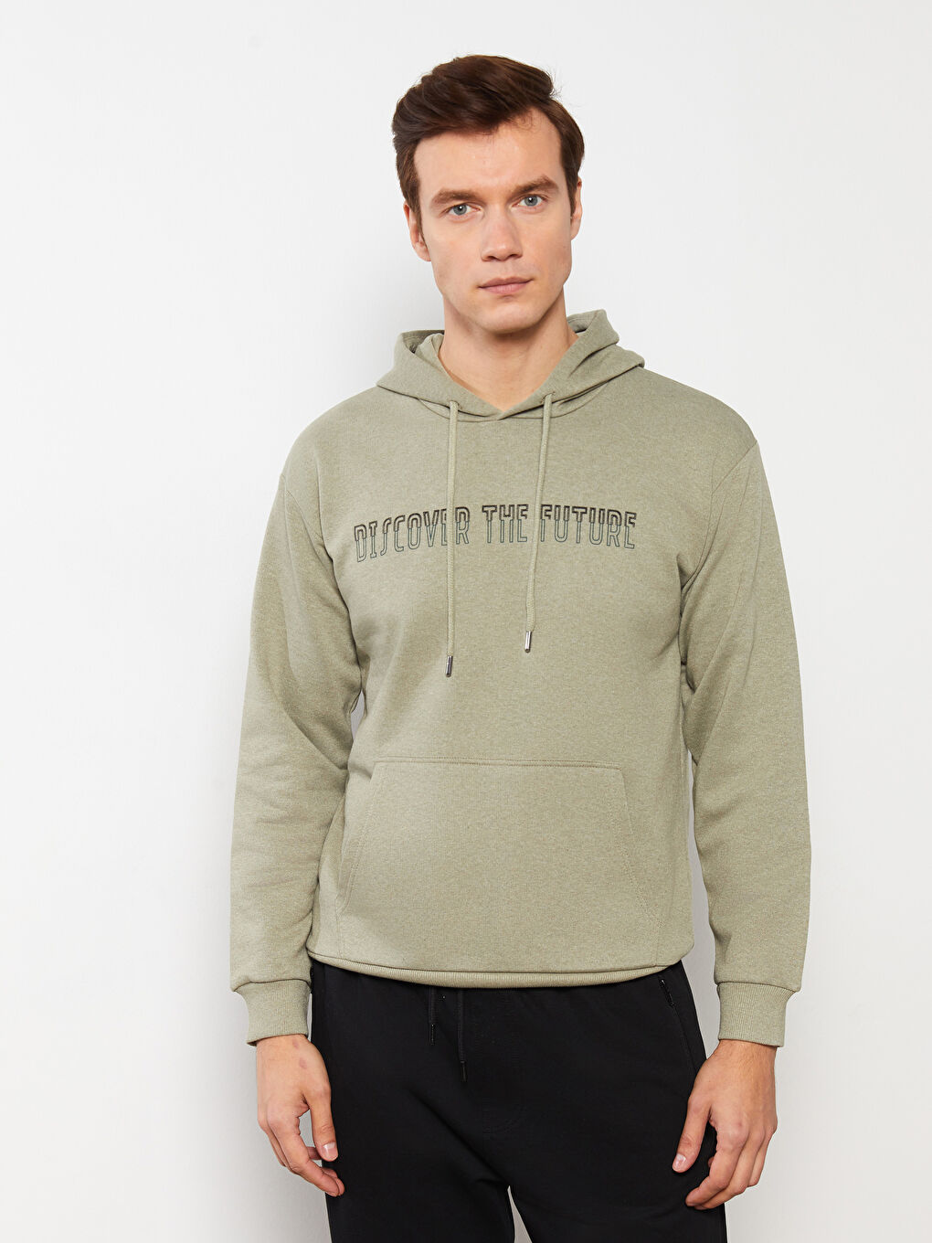 Long Sleeve Printed Men's Hoodie-1