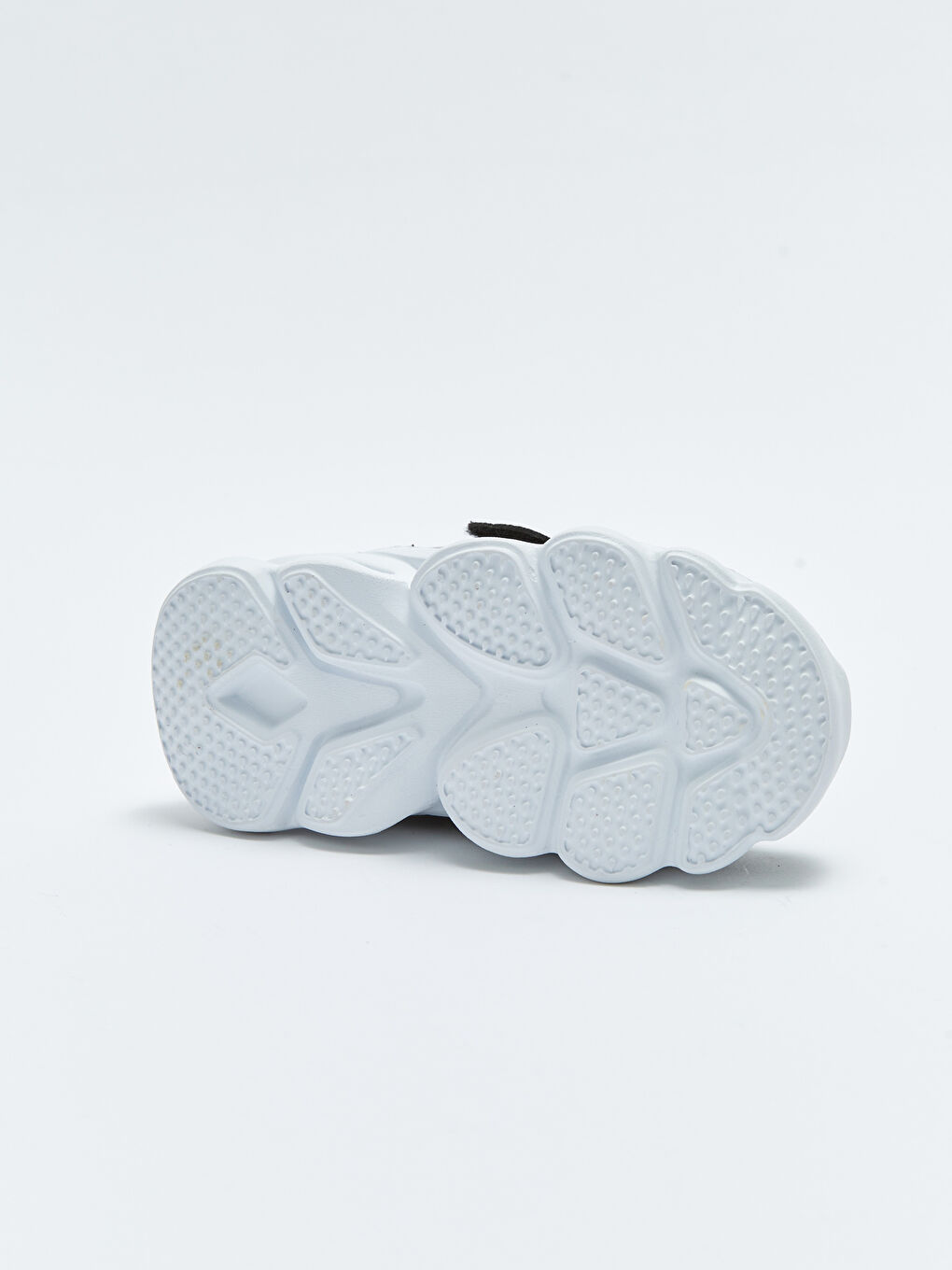 Siyah Baskılı Tabanı Işıklı Cırt Cırtlı Kız Bebek Bot-4