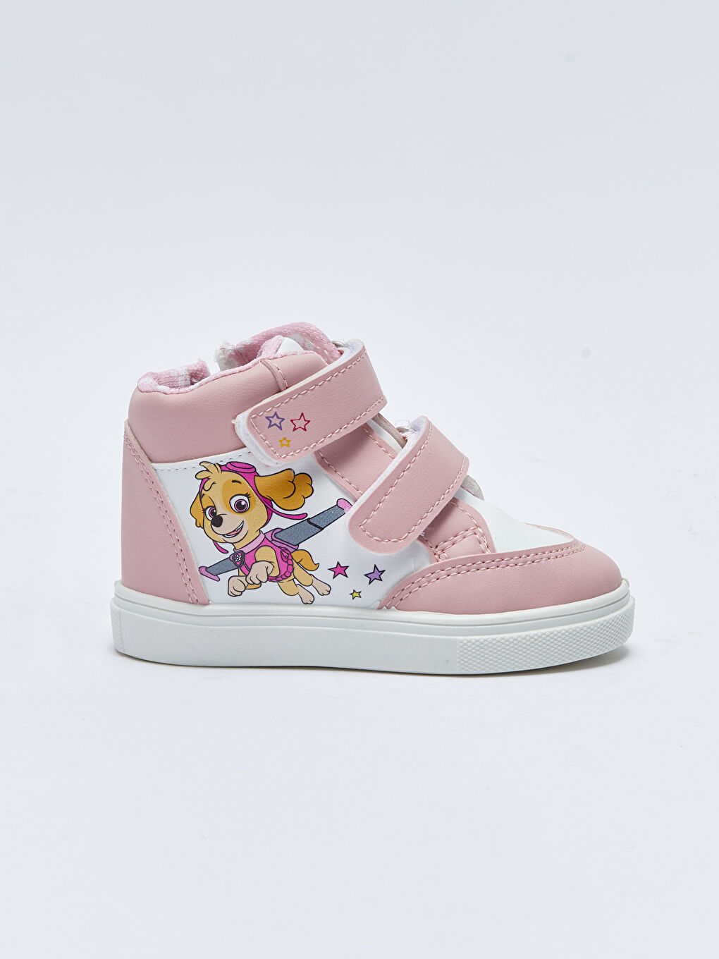 LCW STEPS Beyaz Cırt Cırtlı Paw Patrol Lisanslı Kız Bebek Bilekli Spor Ayakkabı - 1