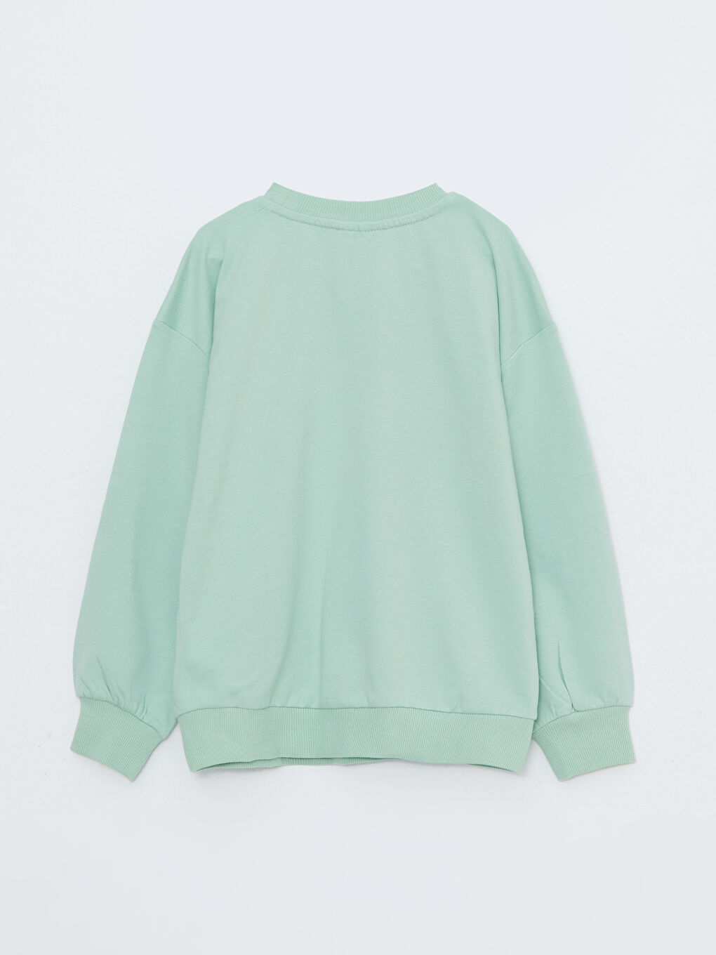 Свитшот с круглым вырезом, с принтом, с длинным рукавом, для девочек-5