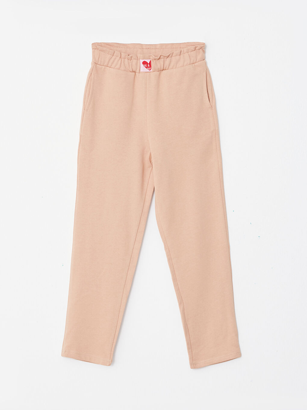 Elasticated Waist Basic Girls' Sweatpants -W2EP24Z4-G19