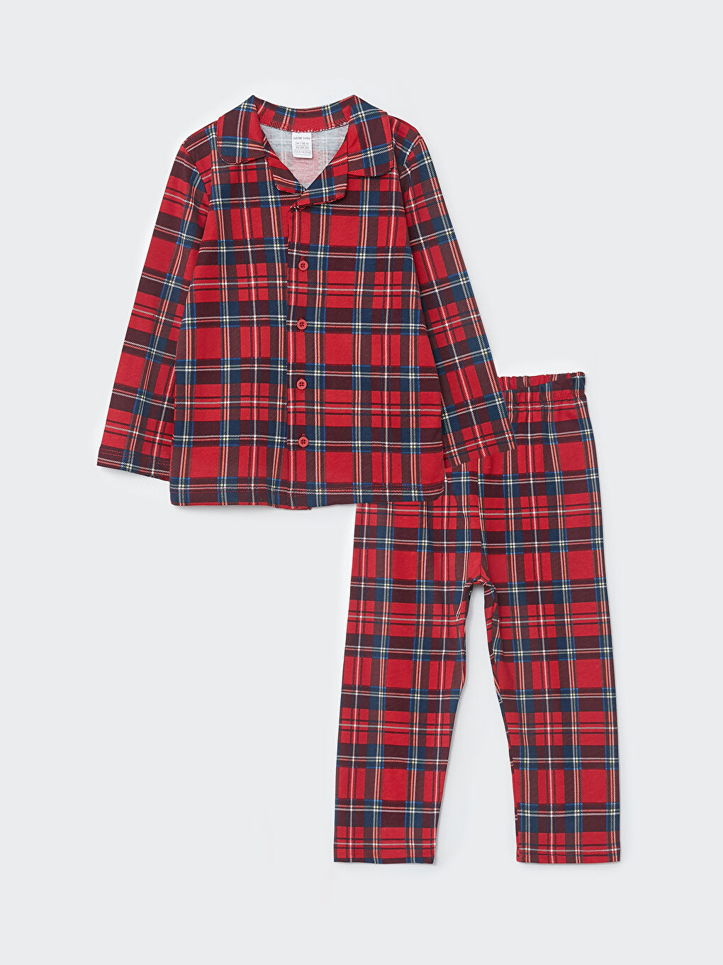 LCW baby Rollkragen Langarm Karo Muster Baby Jungen Pyjama-Set -W2EP84Z1-LTP