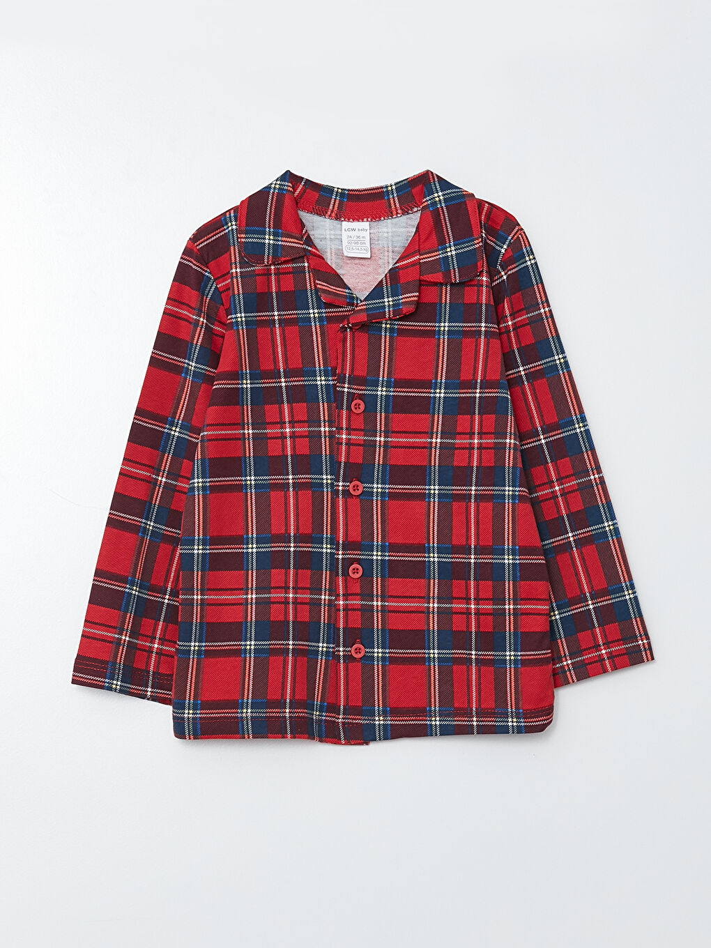 LCW baby Rollkragen Langarm Karo Muster Baby Jungen Pyjama-Set -W2EP84Z1-LTP