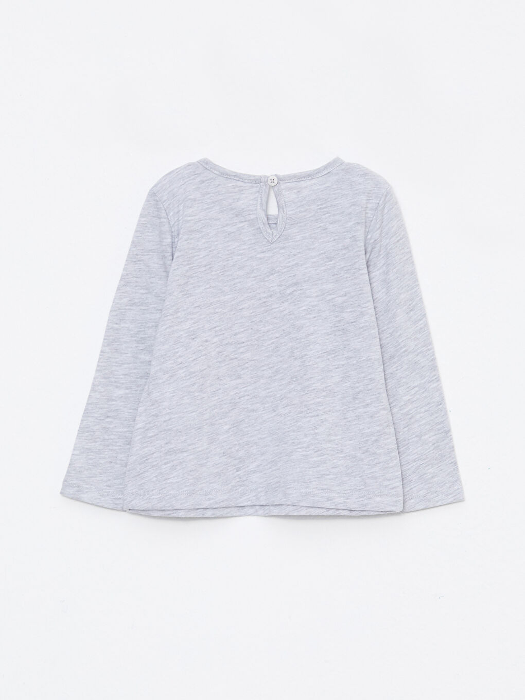 LCW ECO Crew Neck Long Sleeve Printed Baby Girls T-Shirt 2 Pack -W2EQ03Z1-DMQ