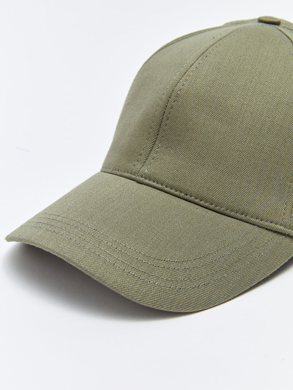 Haki Kadın Düz Kep Şapka-1