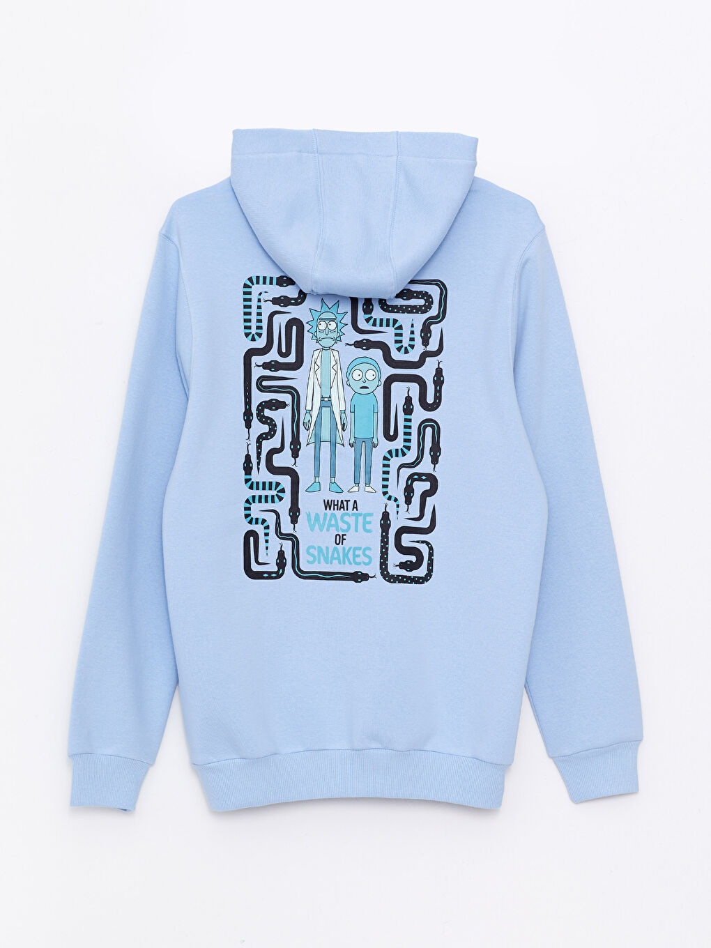 Long Sleeve Rick and Morty Printed Men's Thick Hoodie-6