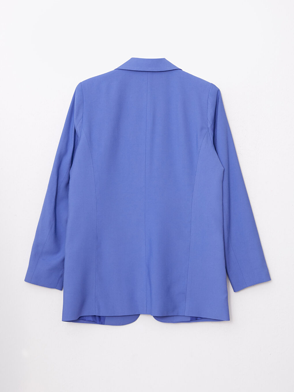 Veste Droite à Fermeture Boutonnée sur le Devant à Manches Longues pour Femmes-6