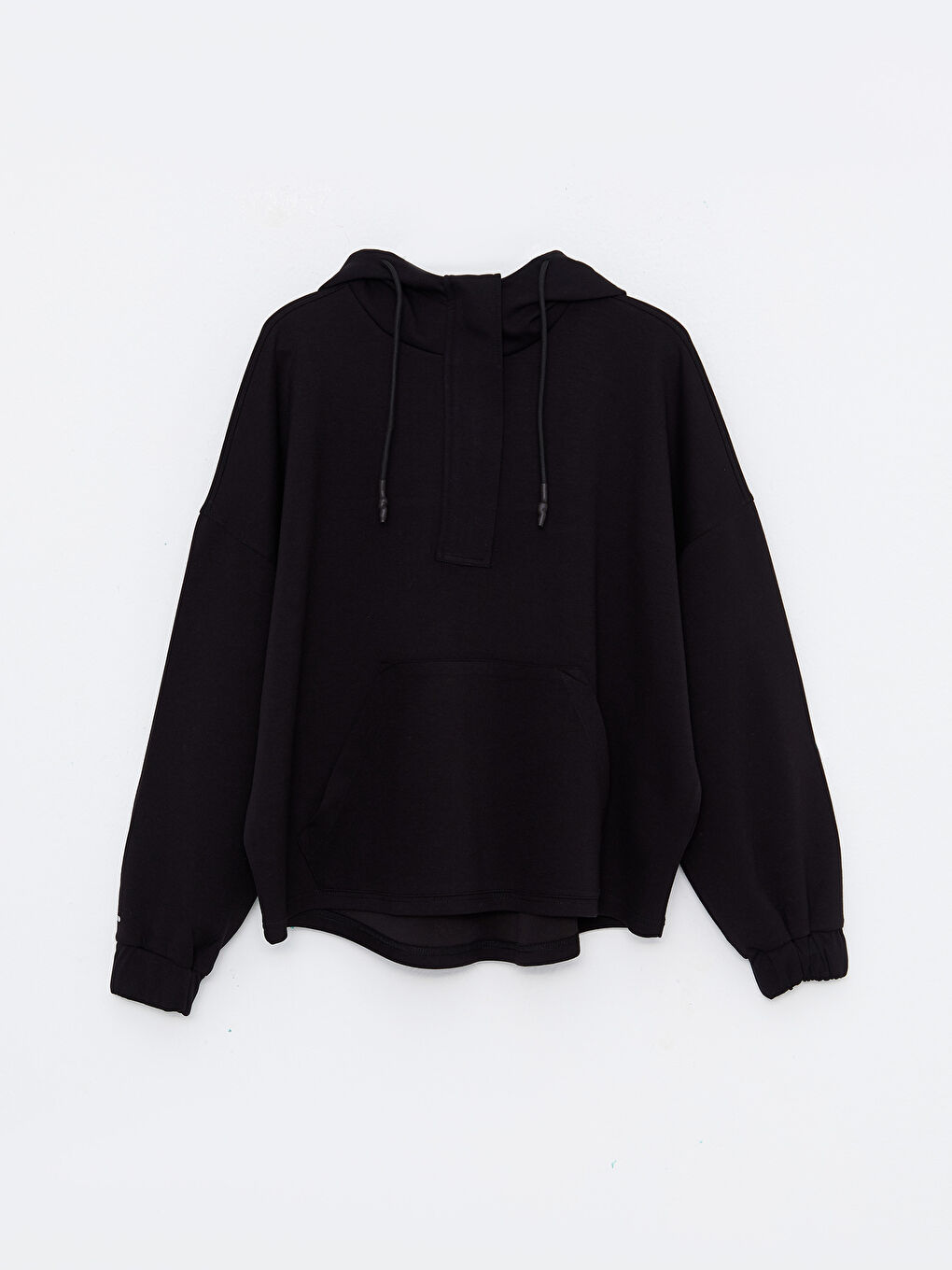 Hooded Printed Long Sleeve Women's Sweatshirt-5