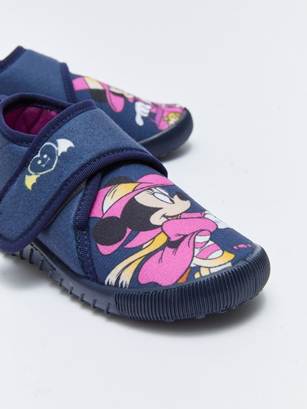 Mickey Mouse Lizenzierte Klettverschluss-Hausschuhe für Mädchen-4