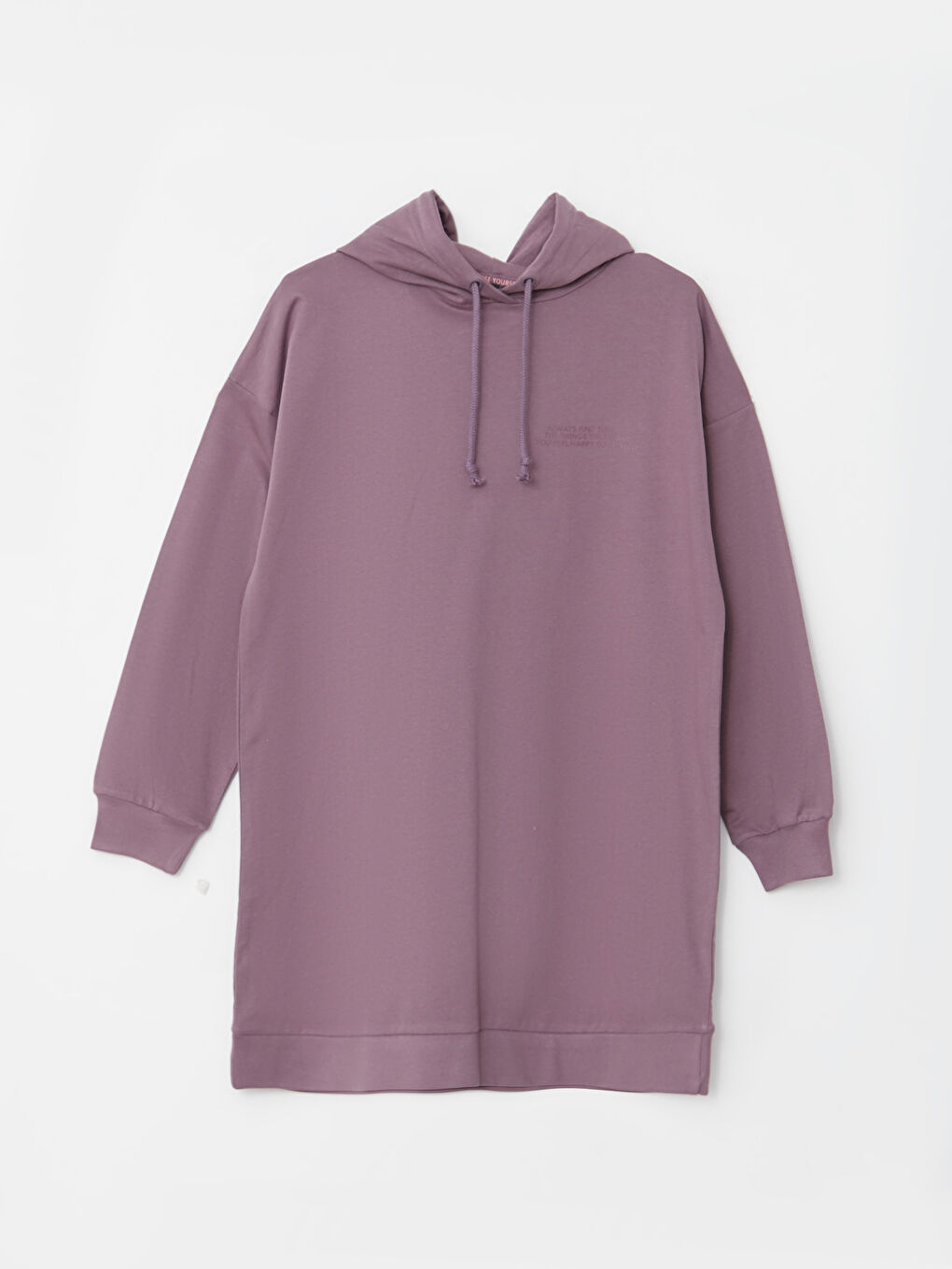 Hooded Printed Oversize Women's Sweatshirt Tunic-5