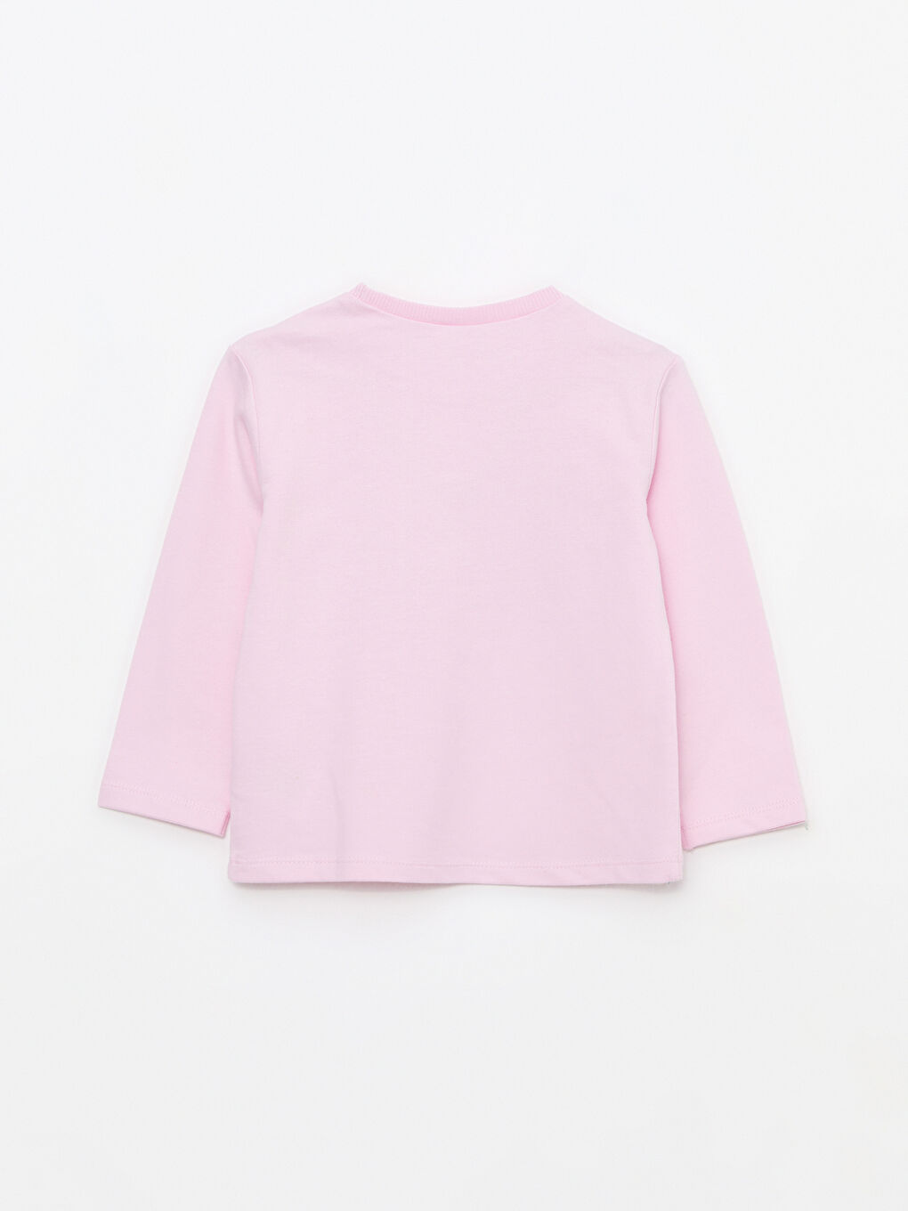 LCW ECO Crew Neck Long Sleeve Printed Baby Girls' T-Shirt -W2ES15Z1-DMQ