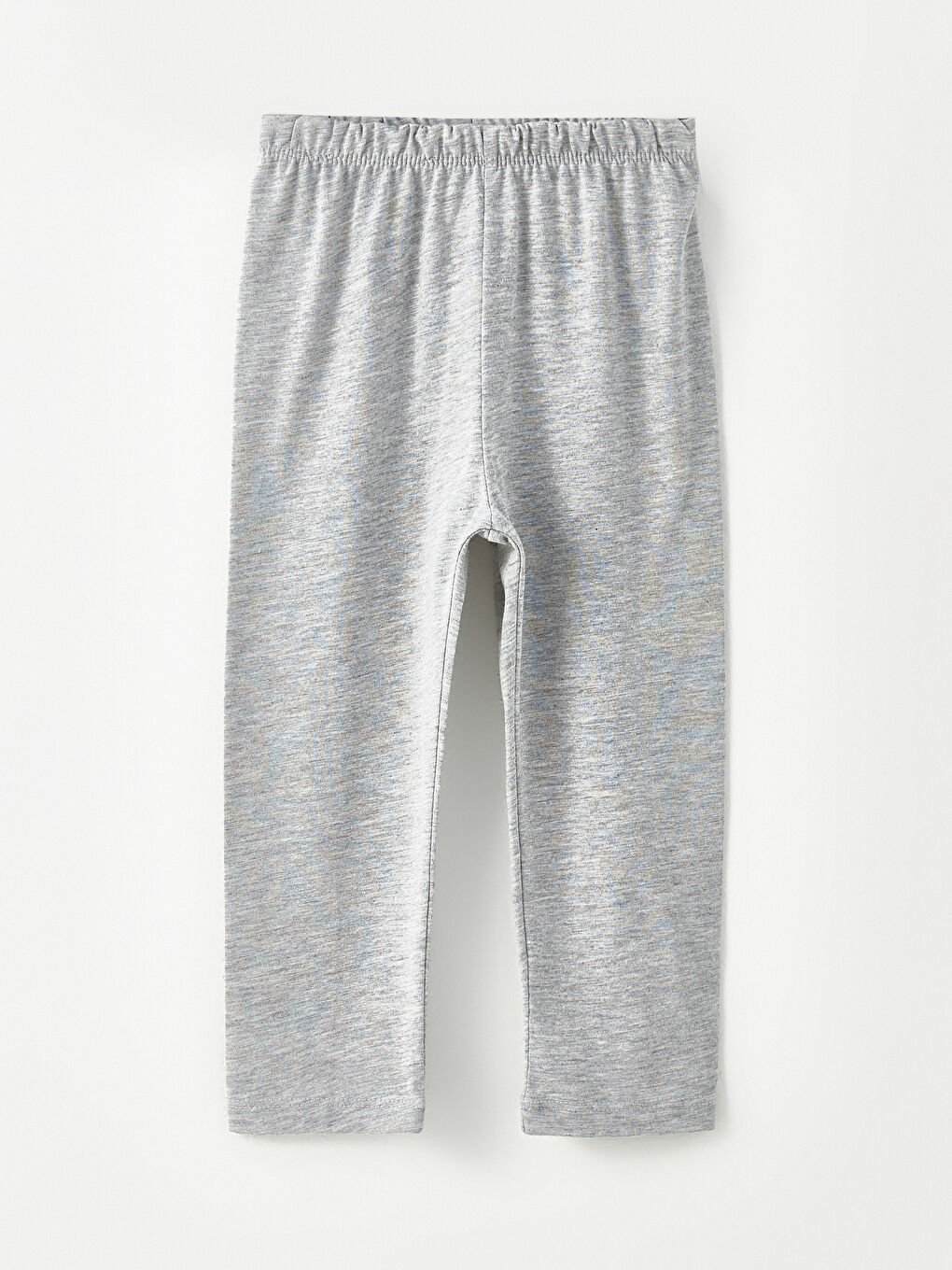 Beyaz Bisiklet Yaka Uzun Kollu Baskılı Kız Bebek Pijama Takım-3