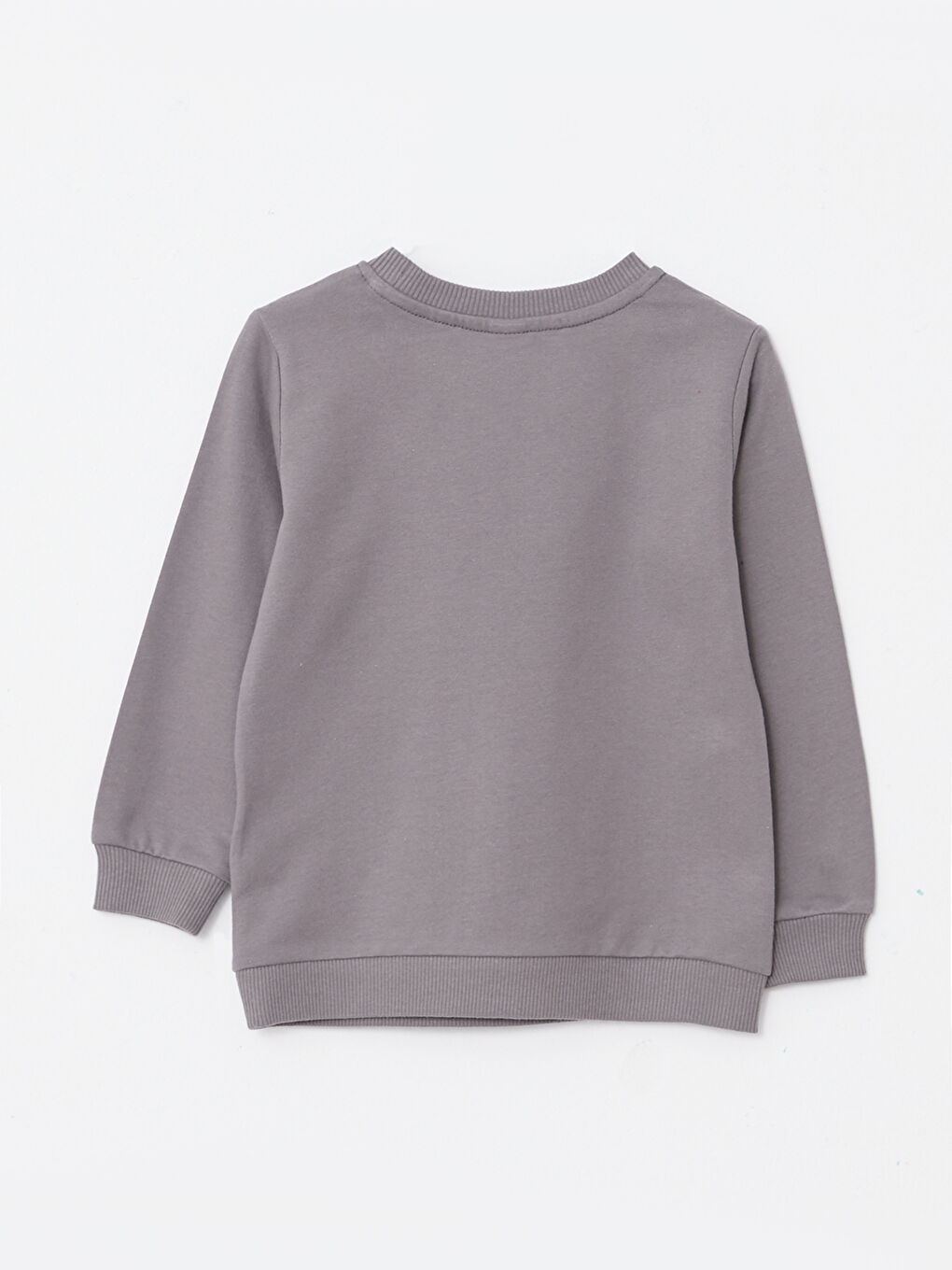 سويتشيرت أولاد بيبي مطبوع بكم طويل وكول مدور-1