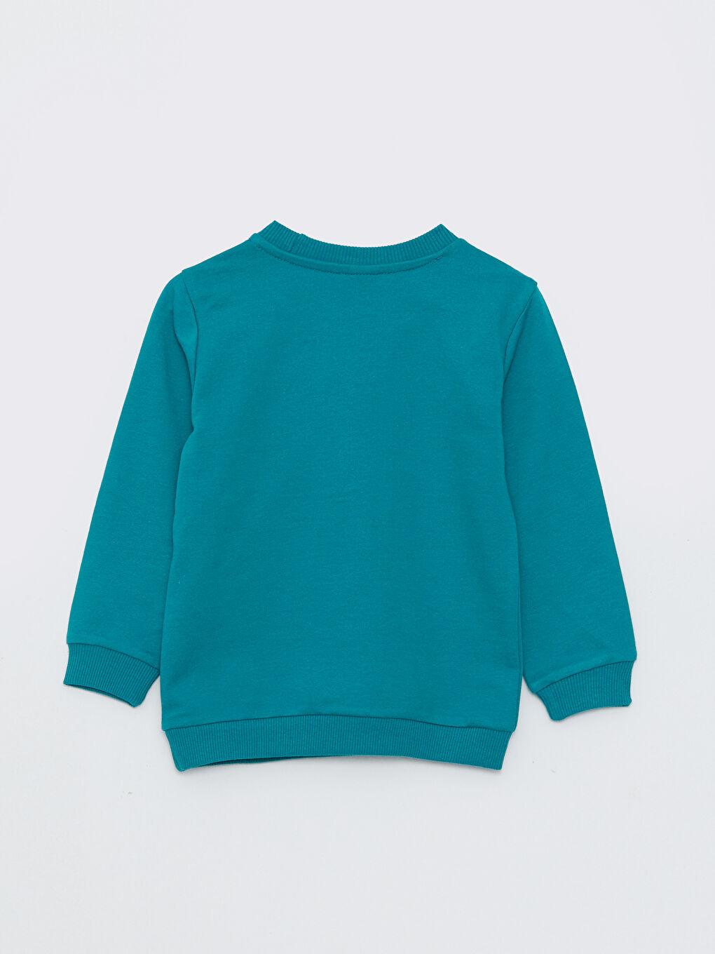 Turkuaz Bisiklet Yaka Uzun Kollu Baskılı Erkek Bebek Sweatshirt-1