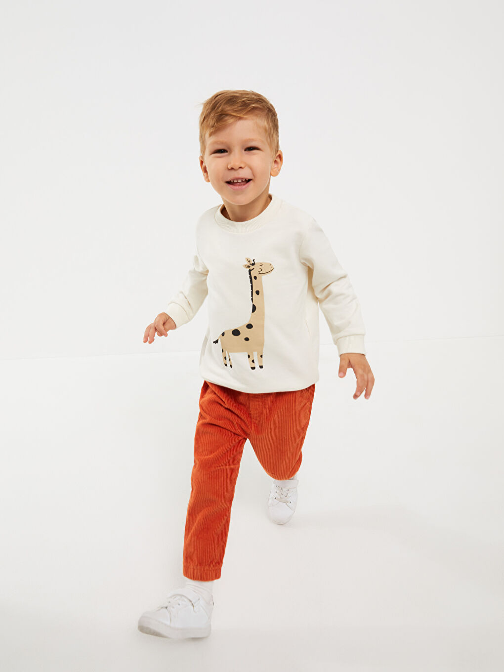 Crew Neck Printed Baby Boy Sweatshirt-2