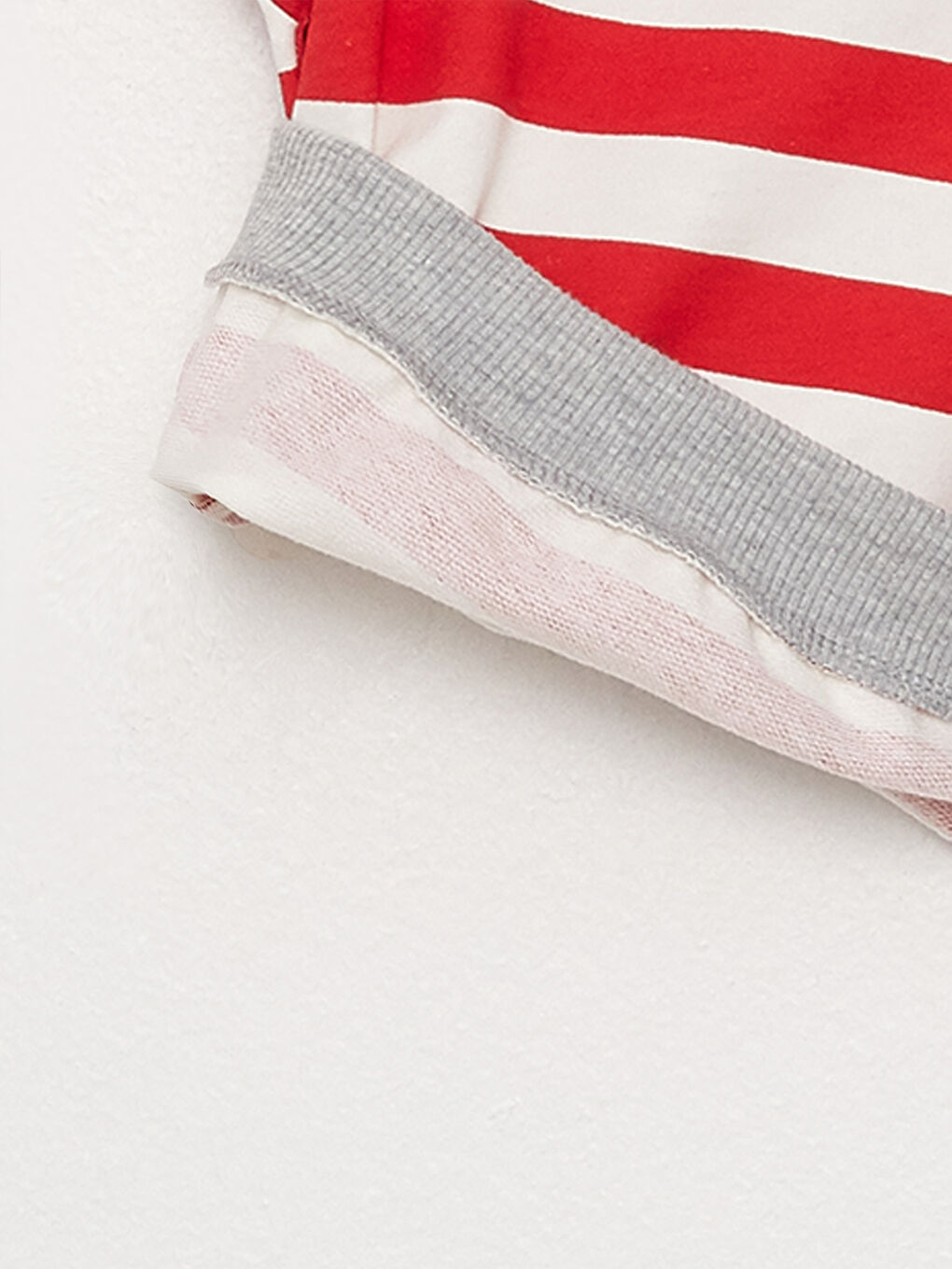 Hooded Long Sleeve Striped Baby Boy Sweatshirt-4