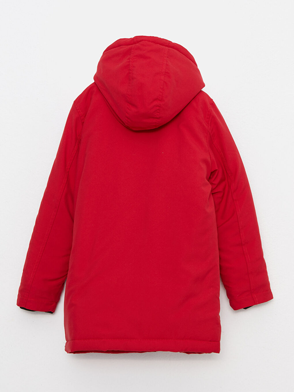 Hooded Printed Boy Coat-1