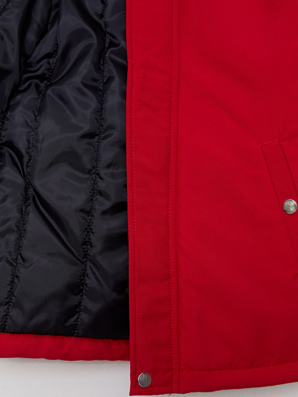 Hooded Printed Boy Coat-2