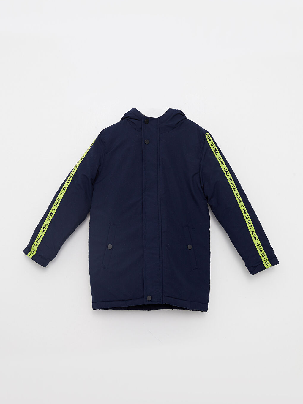 Hooded Printed Boy Coat