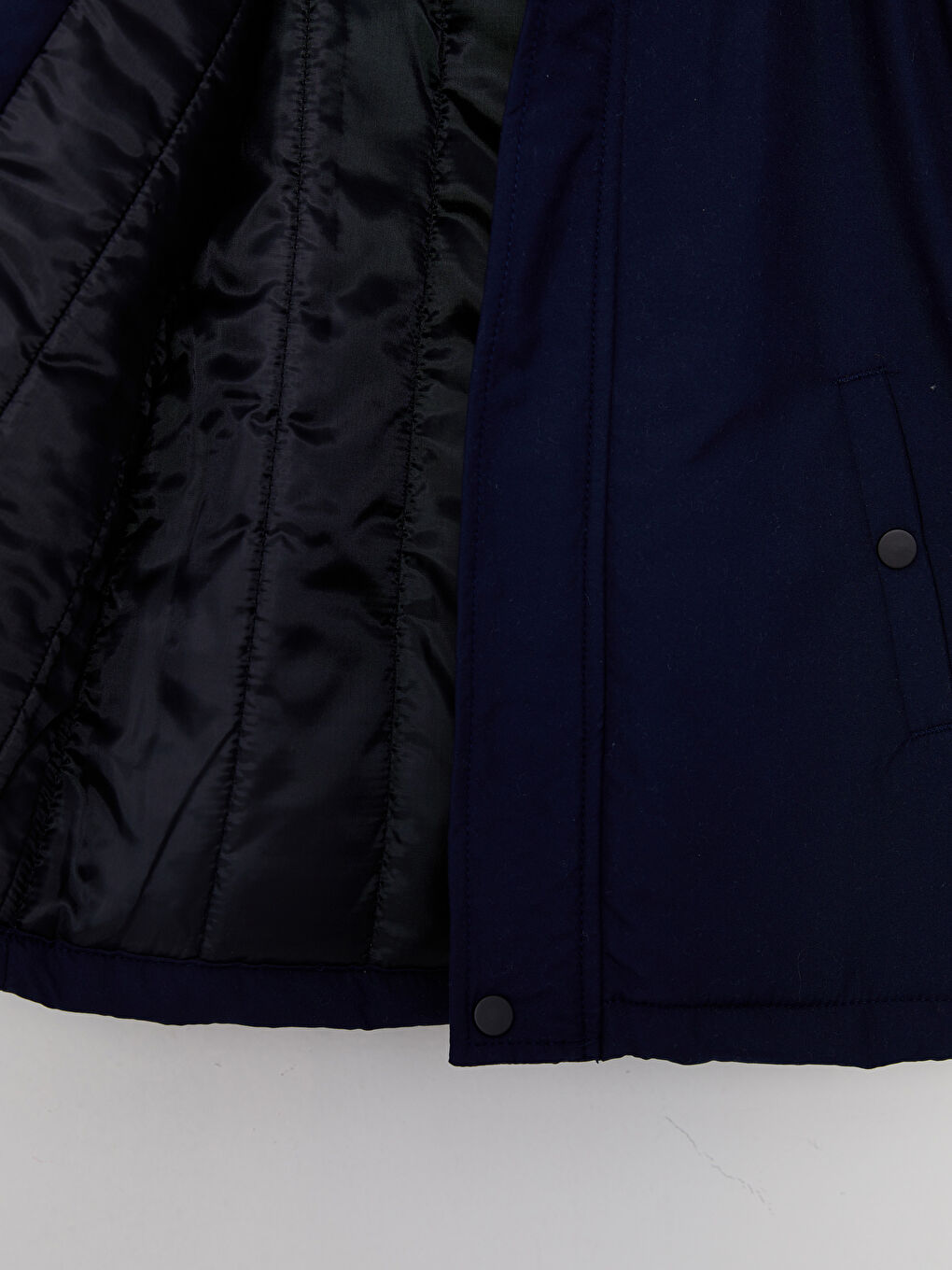 Hooded Printed Boy Coat-3