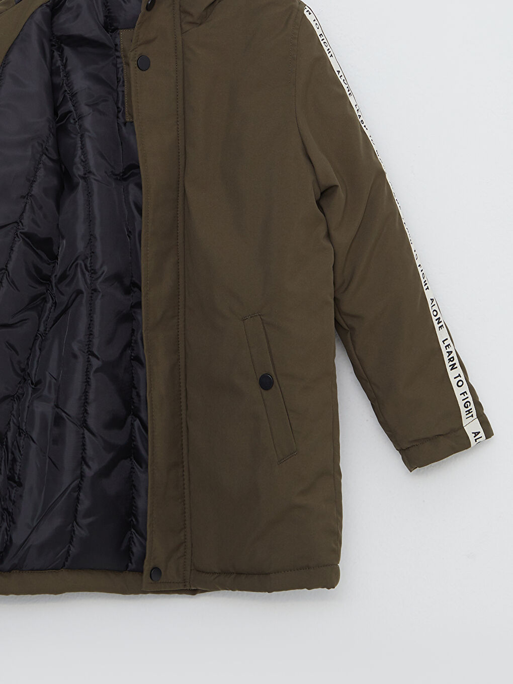 LCW ECO Hooded Printed Boy Coat -W2ES51Z4-SNQ