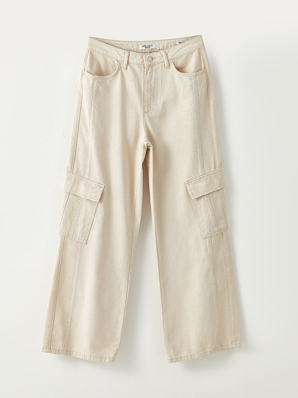 Standard Fit Regular Pocket Detailed Women's Denim Trousers -W2ES57Z8-CR8