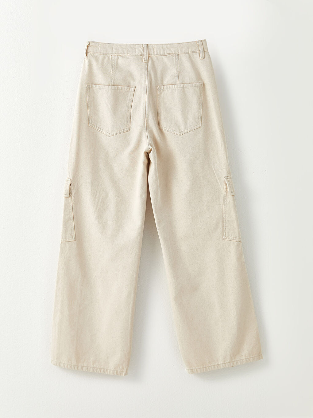 Standard Fit Regular Pocket Detailed Women's Denim Trousers -W2ES57Z8-CR8