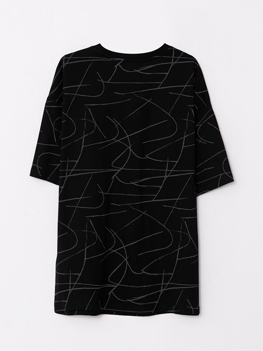 Crew Neck Short Sleeve Printed Combed Cotton Men's T-shirt-6