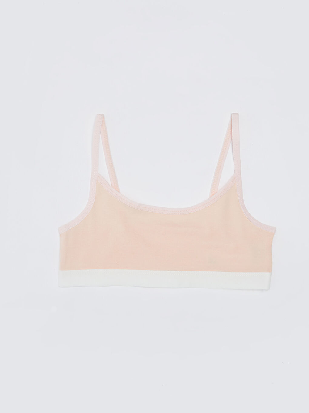 Базовый хлопковый топ-бюстье для девочек