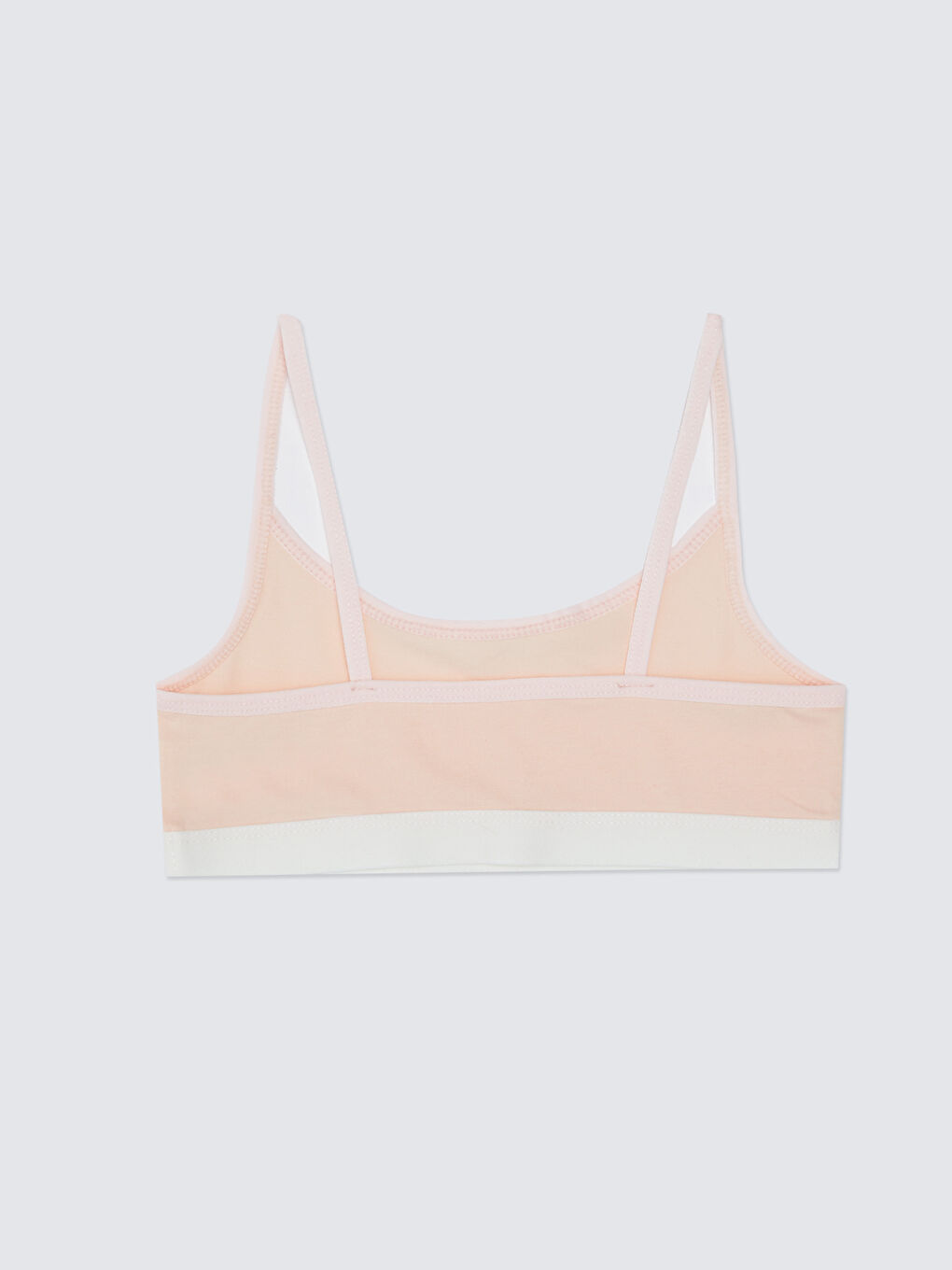 Базовый хлопковый топ-бюстье для девочек-1